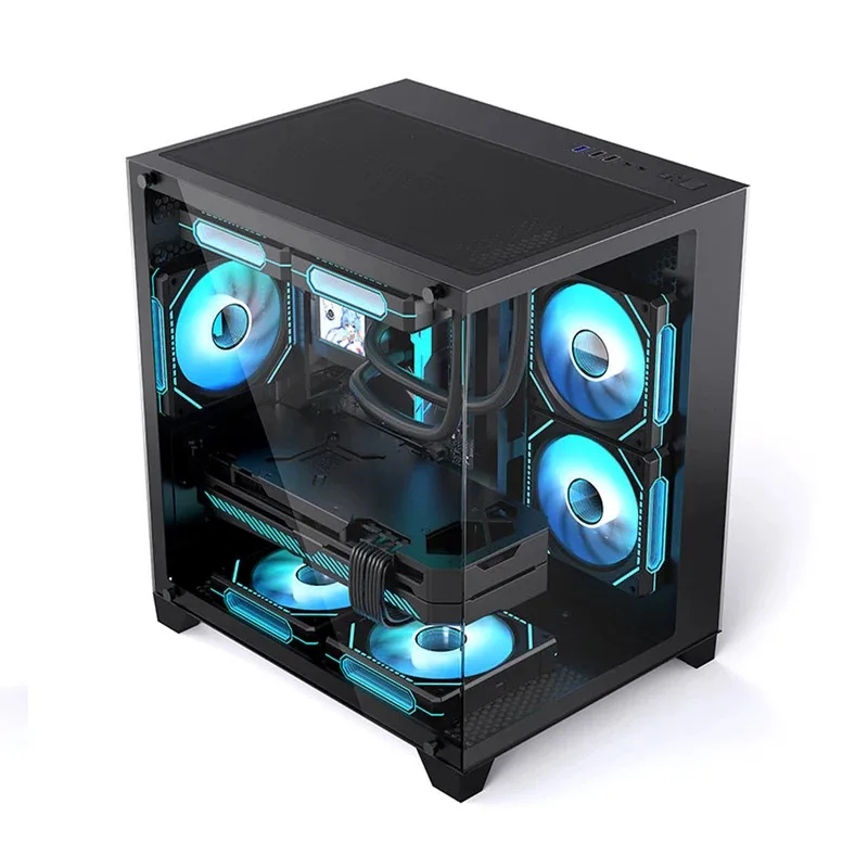 Game Desktop Amd 5600x Cpu RTX 4060 6g 500gb M2 8g Ram Pc Gaming Desktop Computer