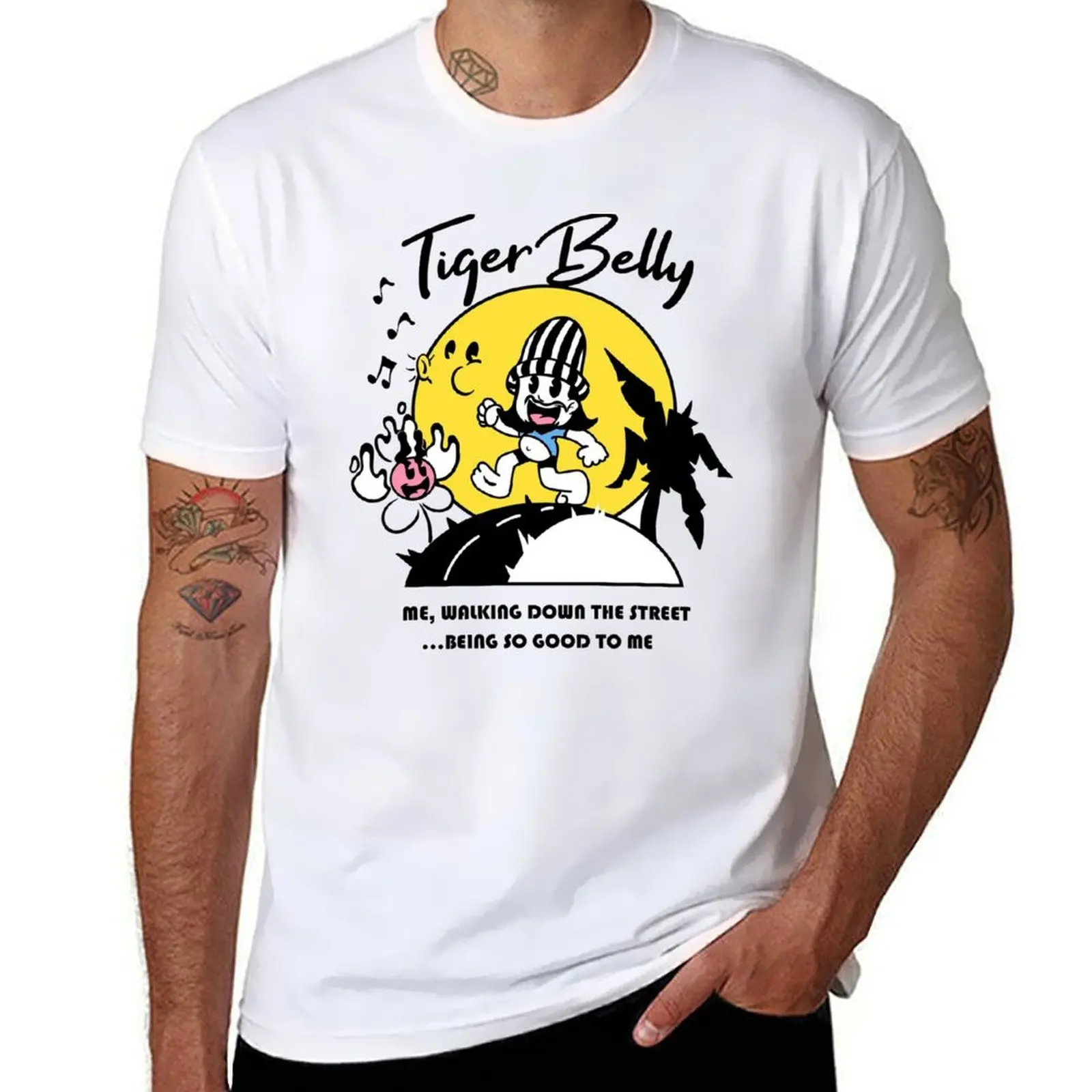 

Tigerbelly funny T-Shirt t shirts for man pack white man t shirt designer T-Shirt