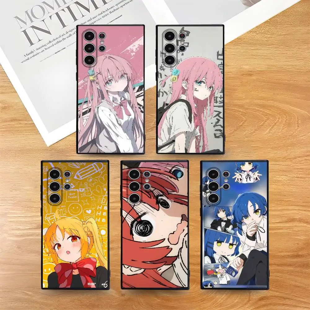 

B-Bocchi The Rock Band Phone Case For Phone S Series S21 S22 S23 S24 S25 FE Plus Ultra TPU Soft To Skin-friendly Case