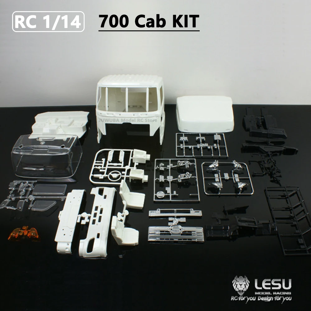 

LESU RC Truck 700 Cab body shell Cabin Kit For Tamiya Hino 1/14 RC Truck Tractor Hino 700 Cab Diy Parts Accessories Toys