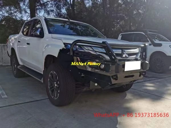 Classic Bull Bar Steel Front Bumper for Mitsubishi Triton L200 2019+ MR