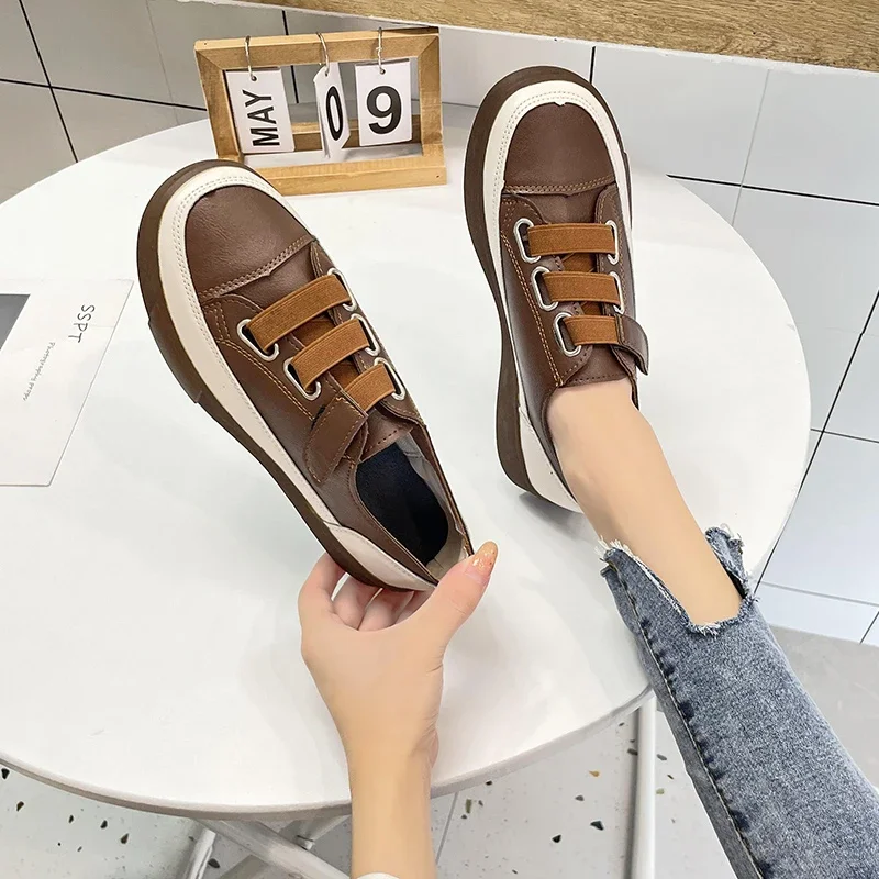 Ladies Sneakers Shoes New Casual Women Shoes Fashion Flat Student Zapatillas Mujer Women\'s Vulcanized Shoes 2022 Autumn