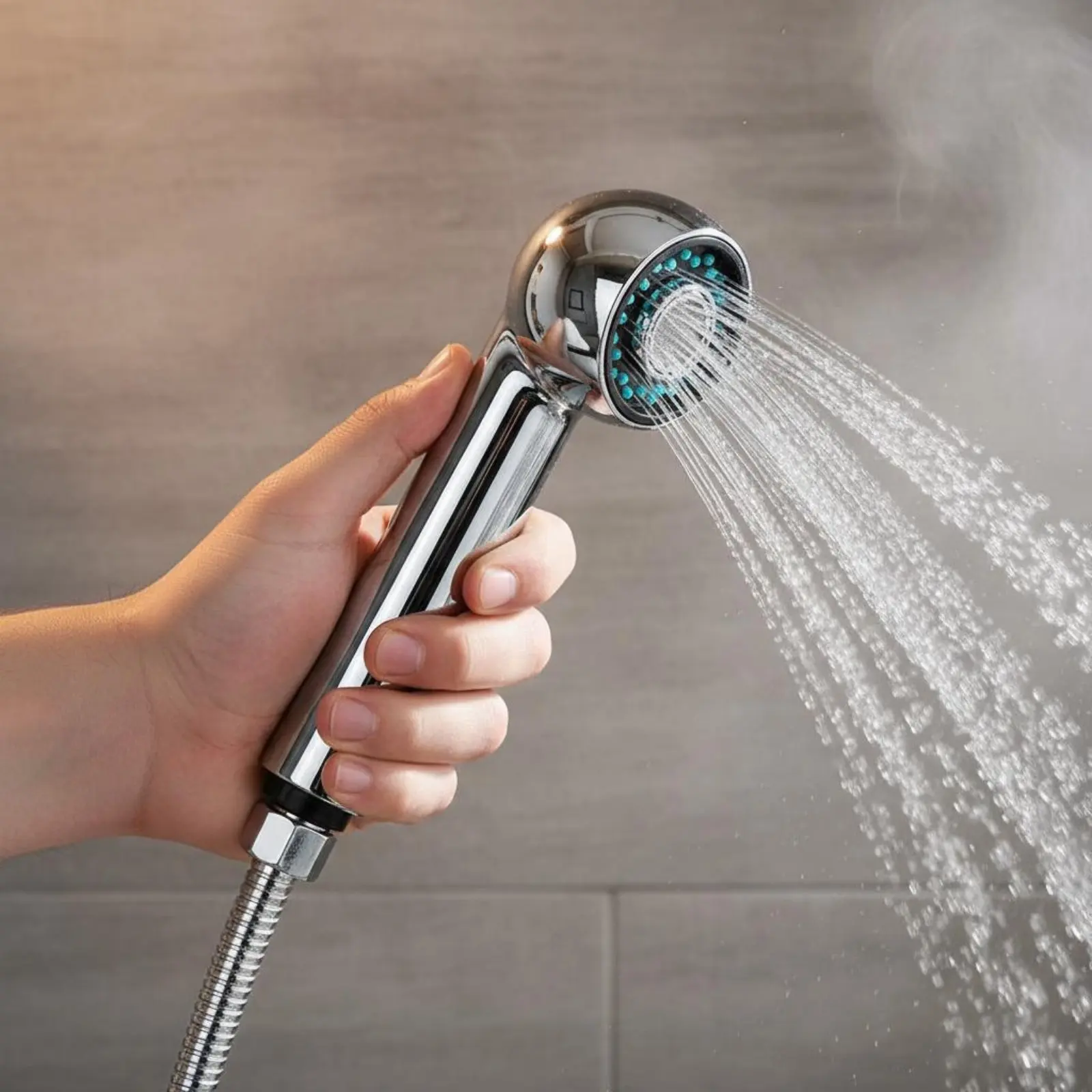 

Handheld Shower Head Multi-Function Kitchen Sink Spray Head Plumbing Fixture Universal Fit for Bathroom