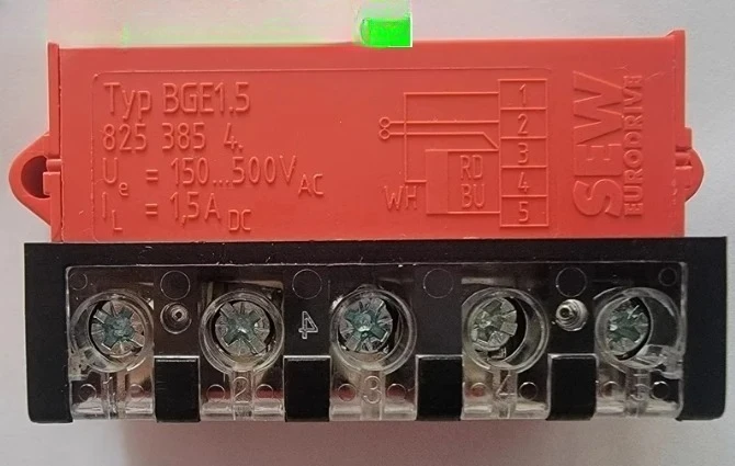 

Motor rectifier module BGE 1.5 825 385 4 Ue=150... 500VAC brake