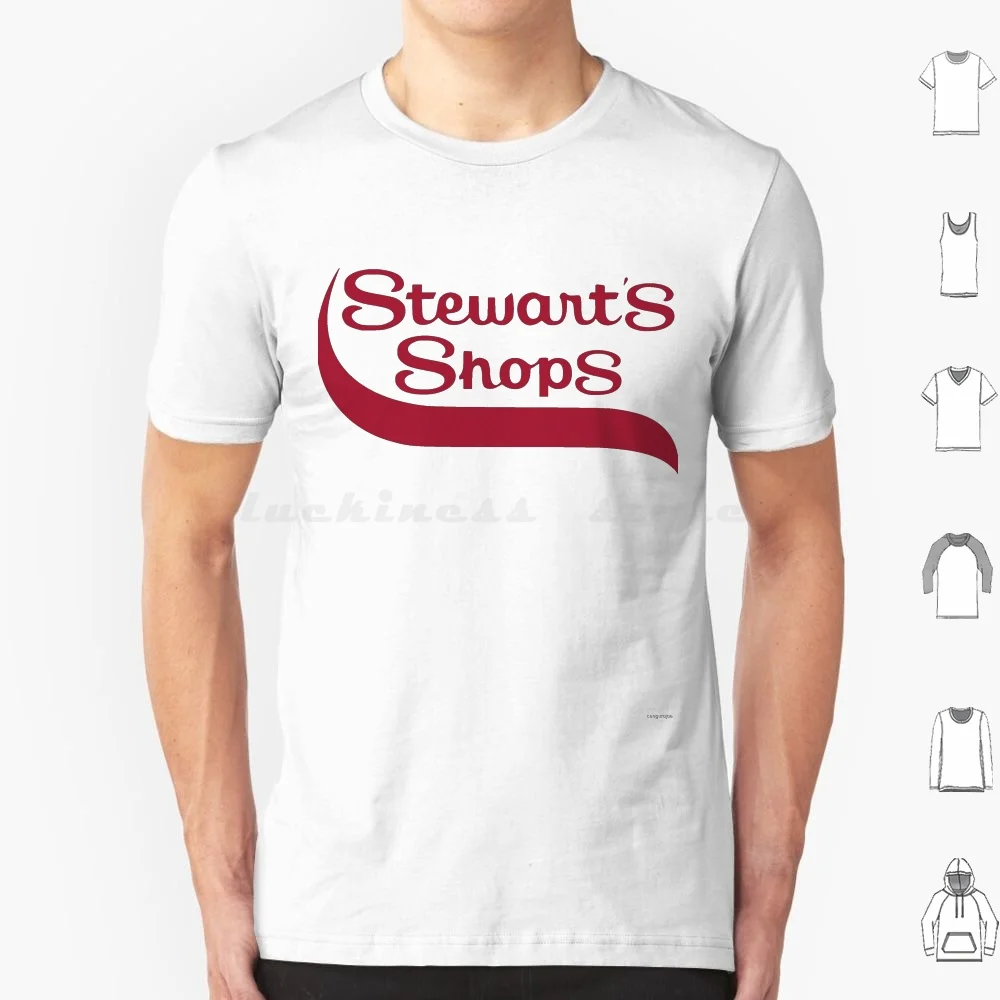 Stewarts Shops Logo T Shirt Big Size 100% Cotton Stewarts Shops Market Supermarket Rochester Upstate Ny New York New York City