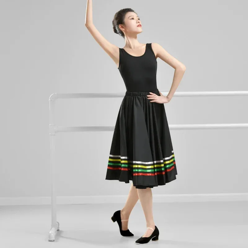 cywomen-pull-on-ballet-skirt-black-character-skirt-elastic-waistband-dance-skirt-stage-performance-skirt-dancing-costume-for-adu