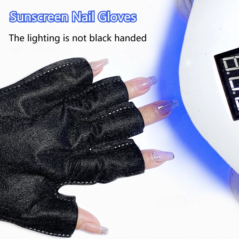 Kit d'outils pour enlever le vernis à ongles, 10 pièces, Clips pour capuchon à tremper, avec gants résistants aux UV et réutilisables