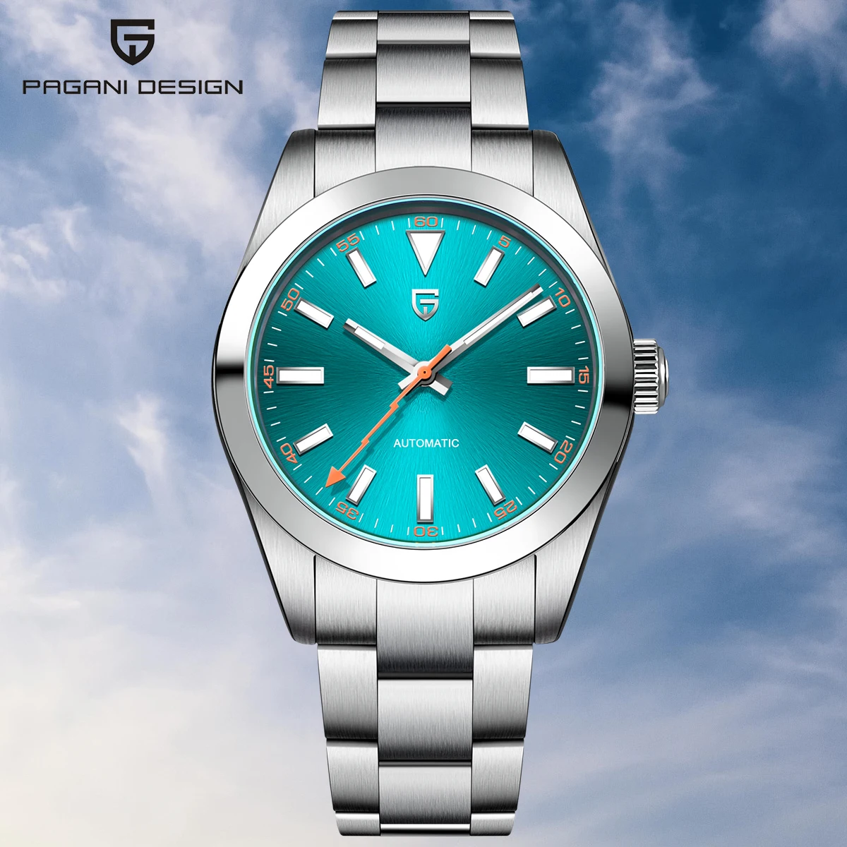 

New PAGANI DESIGN 2026 Men's Watches Luxury Automatic Watch for Men Green Glass Mechanical Watches Sapphire glass Wristwatch Men