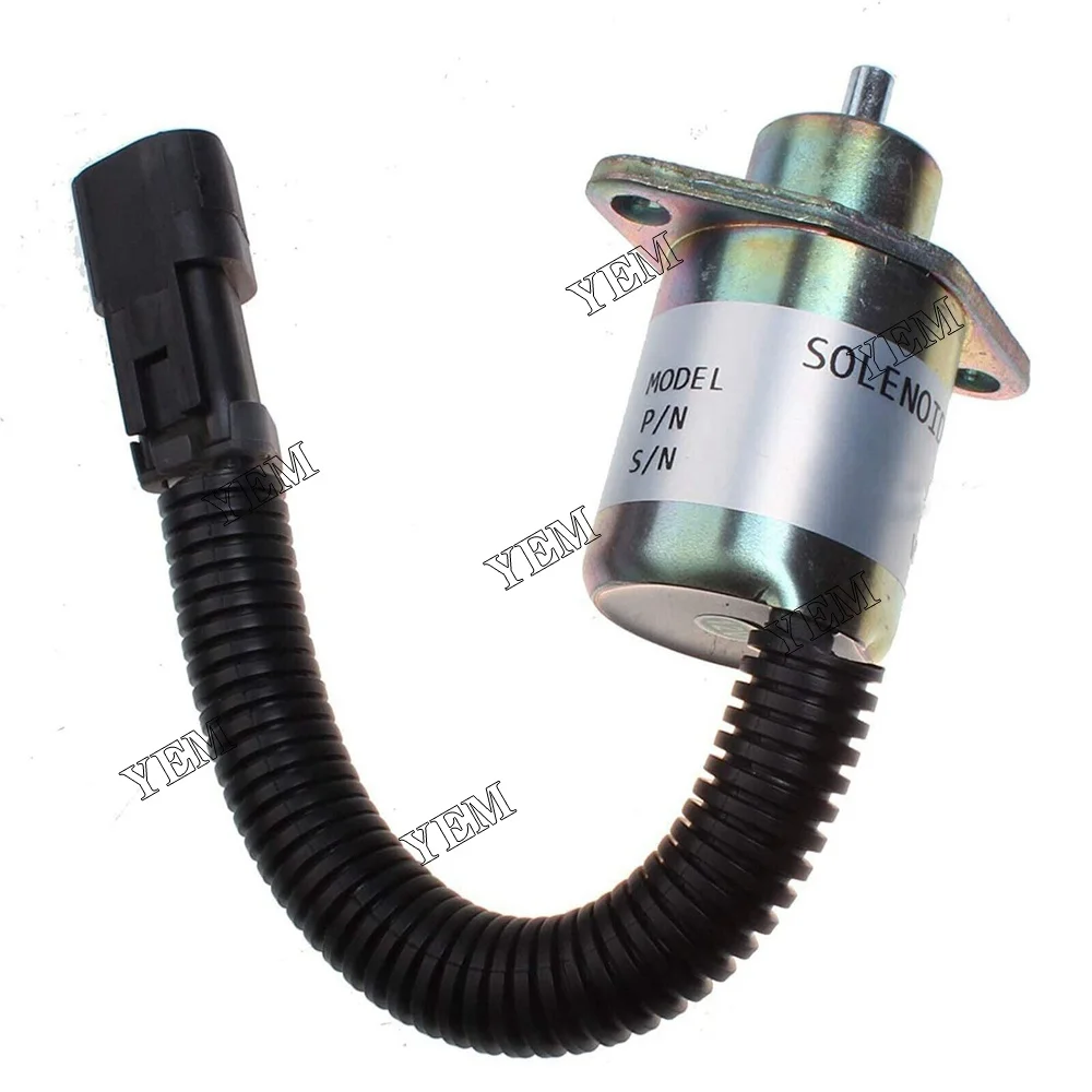 Brand-New 1727209 Fuel Shutoff Stop Solenoid For Caterpillar For CAT 247 257 3034 Engine