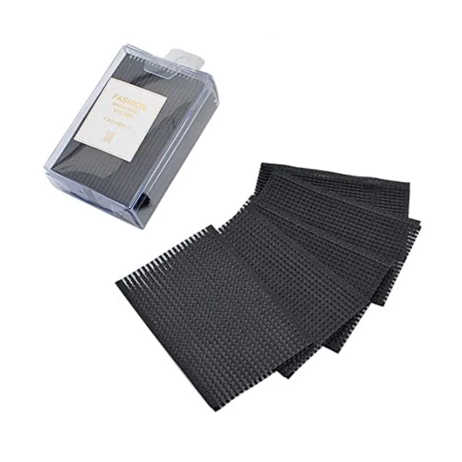 

10 шт. черных пластиковых квадратных фиксаторов для челки, инструмент для укладки волос, парикмахерские принадлежности, зажимы и заколки для волос
