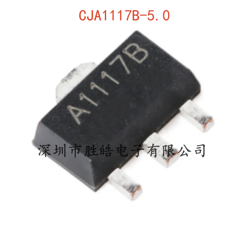 (10PCS)  NEW  CJA1117B-5.0   1A/5V/0.5W   Linear Voltage Regulator Circuit Chip    SOT-89   CJA1117B-5.0   Integrated Circuit