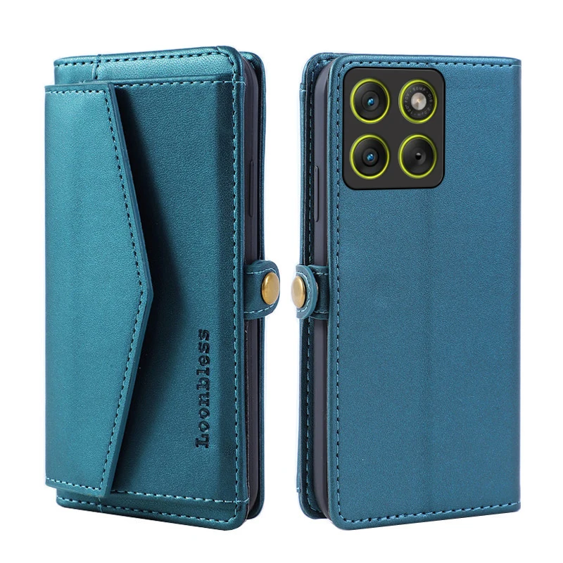 Brieftaschen-Schutzhülle für Motorola G77, Lederhülle für Moto G77, Handyhülle für Motorola G77 5G, Book-Holster, MotoG77 G 77 Funda