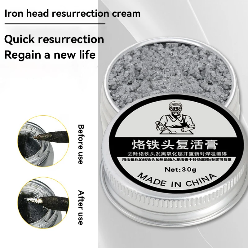 

30G Soldering Iron Tip Cleaning Paste Soldering Iron Tip Tinner Activator Tip Cleaner Soldering Iron Tip Refresher