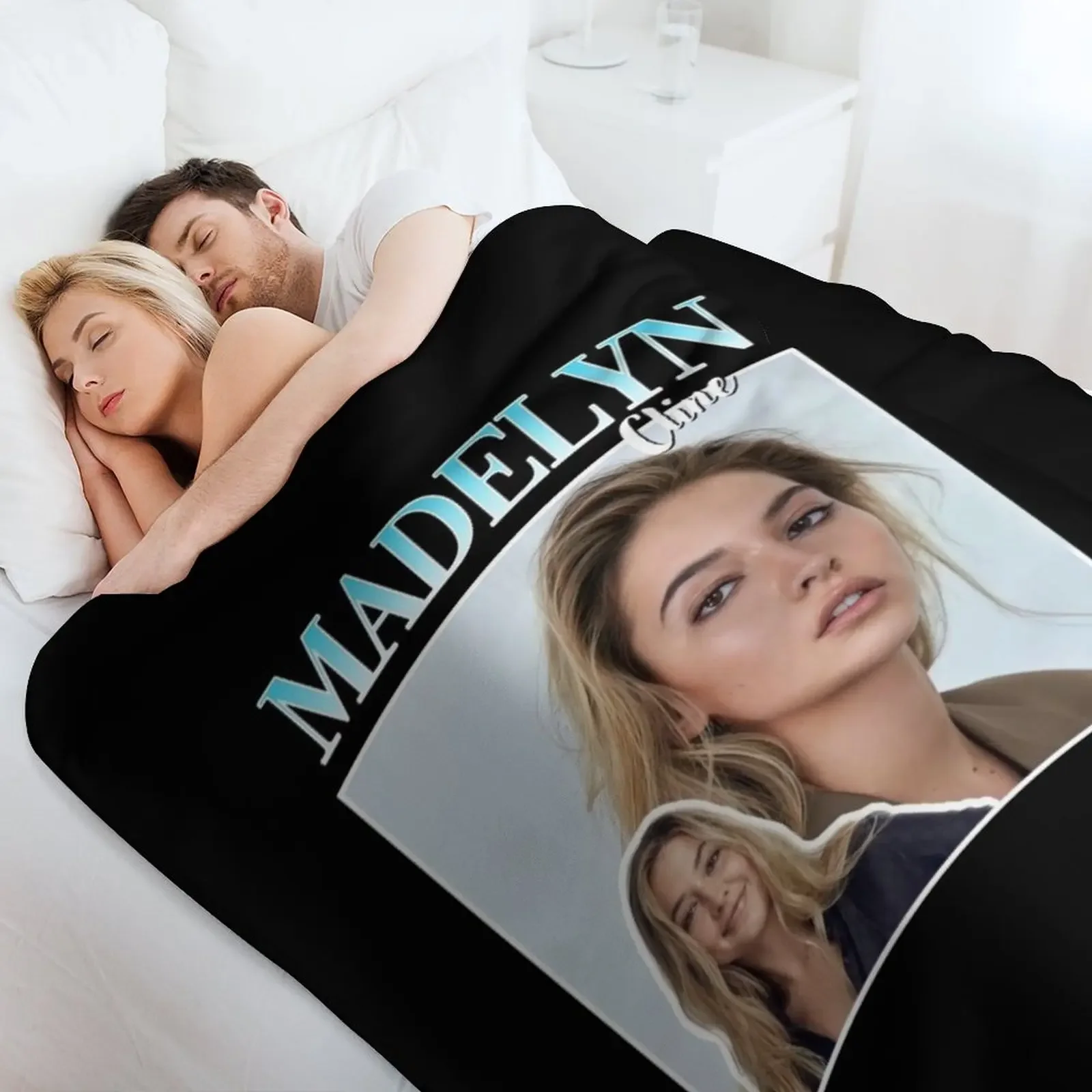 مادلين كلاين رمي بطانية أنيمي الزخرفية سرير الشتاء بطانية ناعمة