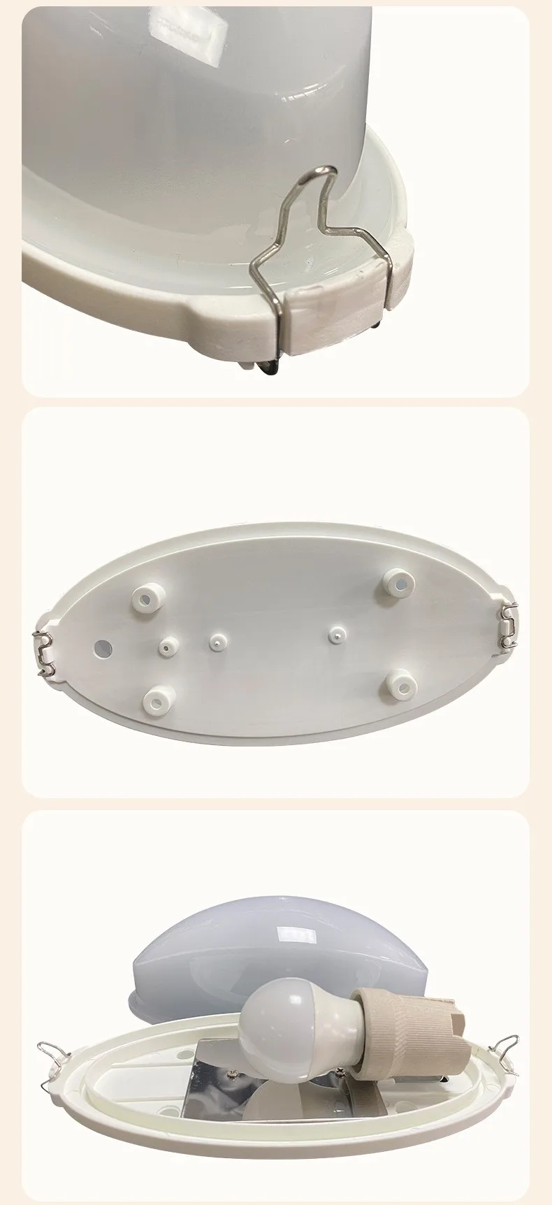Explosion for proof Light Fixture Housing for Residential and Commercial Saunas For Steam Rooms and Humidity Bath Spaces