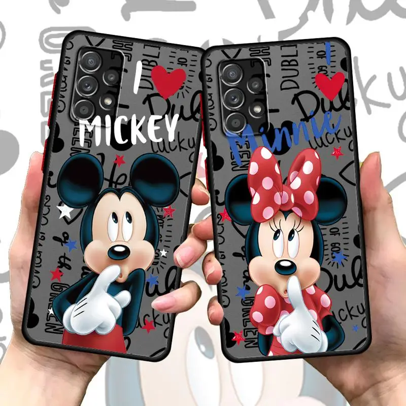 Etui na telefon Samsung Galaxy A12 A13 A15 A22 A14 A23 A25 A33 A24 A32 A34 A35 52 A55 A53 A54 A73 A72 4G 5G Disney Minnie Mickey