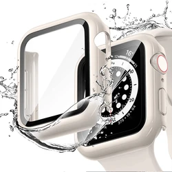 Szkło hartowane + osłona do Apple Watch 10 9 8 44 mm 40 mm 42 mm Zderzak PC Etui ochronne na ekran iWatch serii 7 6 5 4 3 se 41 mm 45 mm