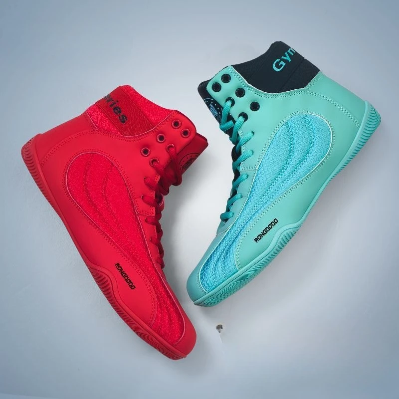 Professional Wrestling Sneakers for Men Breathable Boxing Shoes Man Non-Slip Boxing Fighting Boots Wearable Gym Training Shoe