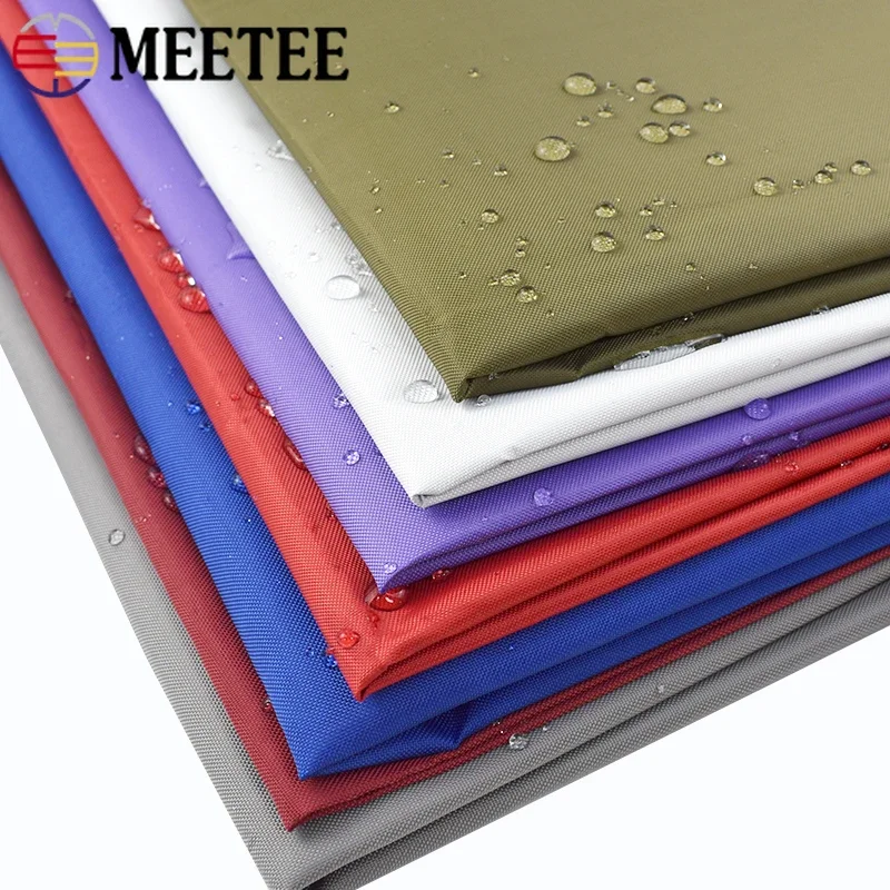 Meetee 50/100x150cm 0.16mm Thick 300D Oxford Cloth PU Coating Waterproof Tent Fabric Bag Backpack Fabrics Sun Shade Clothes