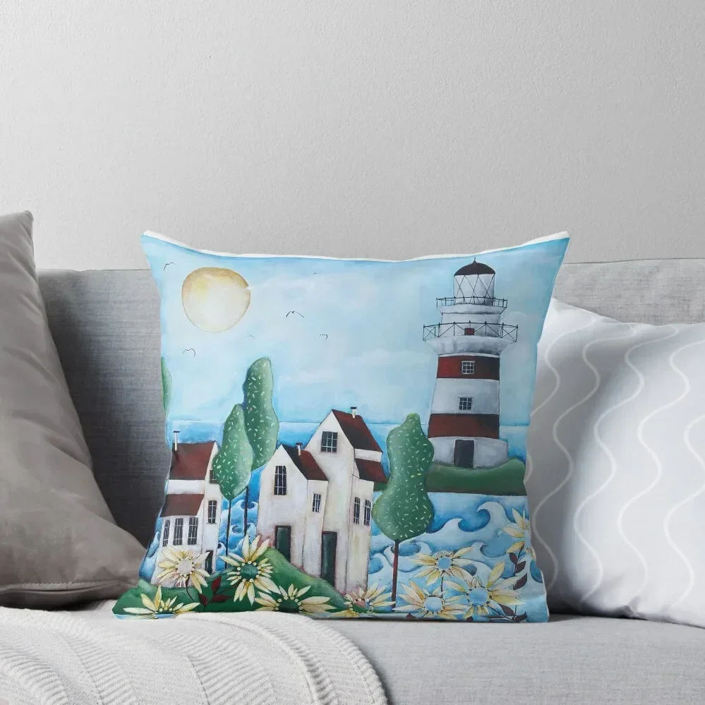 Colours of a Dream, art of the ocean by Christine Onward Throw Pillow Cushion Cover Set Sofa Cushions Cover Pillowcases pillow