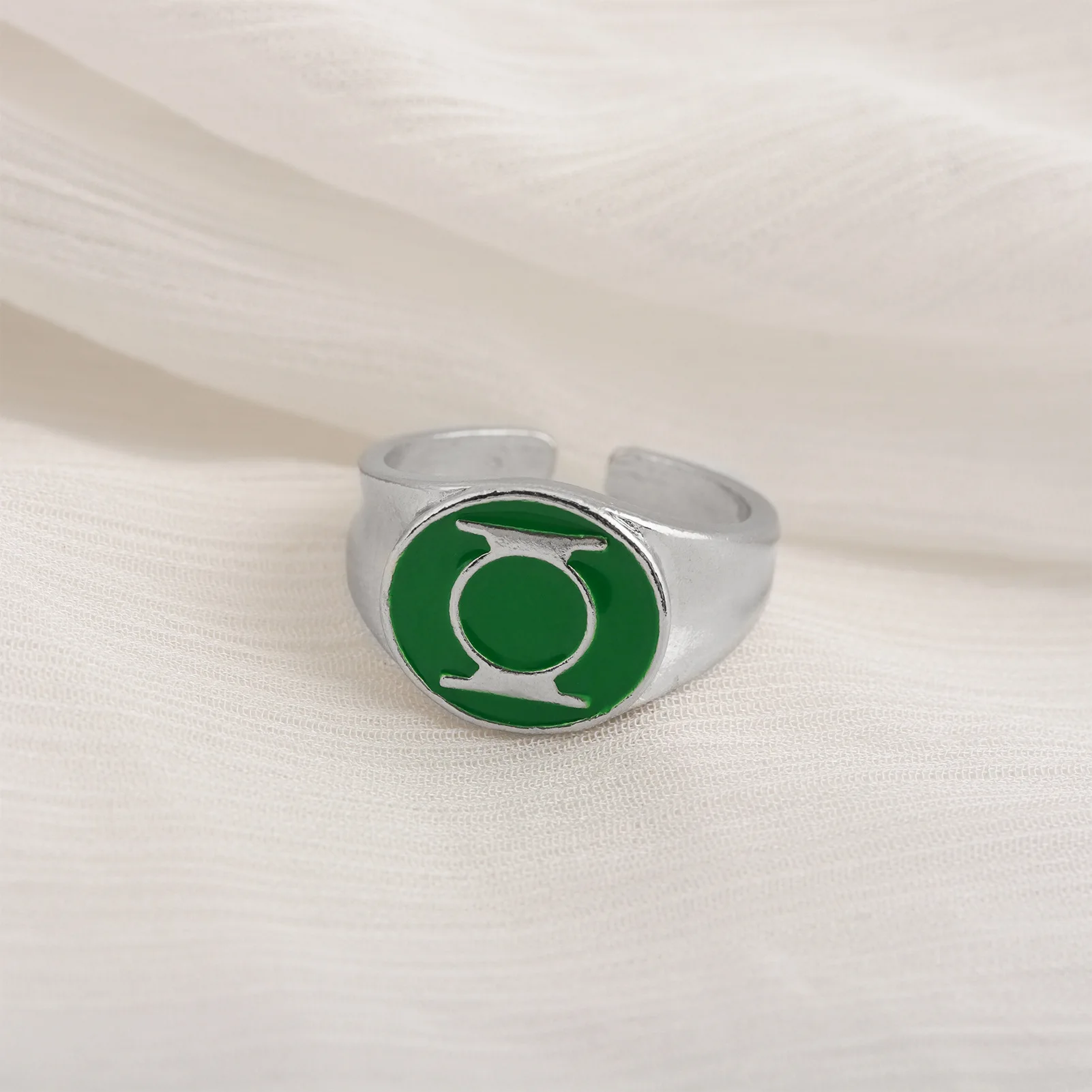 2026 Neuer Green Lantern Corps Ring Anime Peripherie John Stewart Ring Verstellbarer Offener Ring Cosplay Requisiten Ring Spielzeugsammlung Geschenk – Detail 30