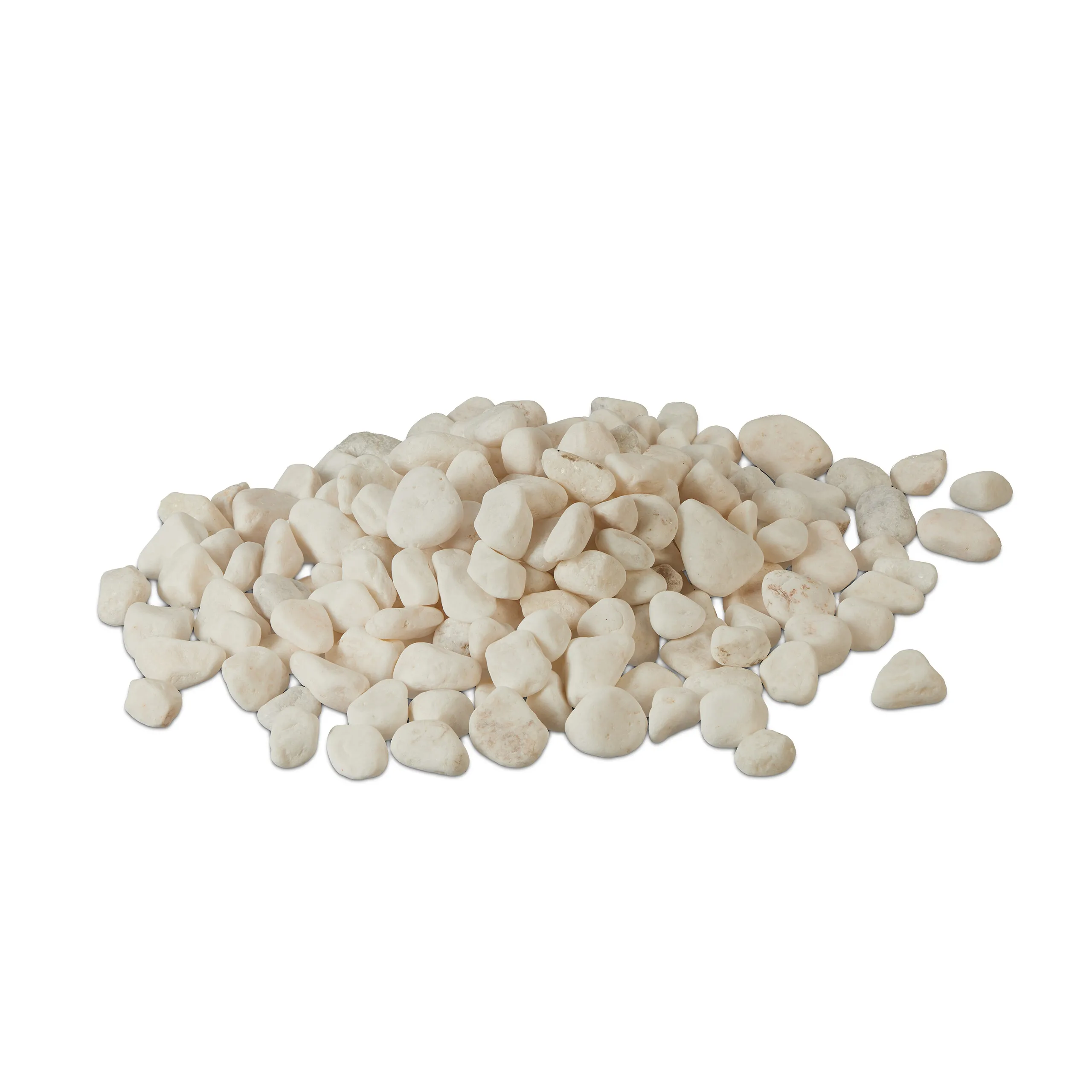 Ghiaia di marmo 5 kg, pietre decorative bianche, per giardini, aiuole, vasi e tombe, 15-25 mm, ciottoli, ghiaia per piante, Relaxdays