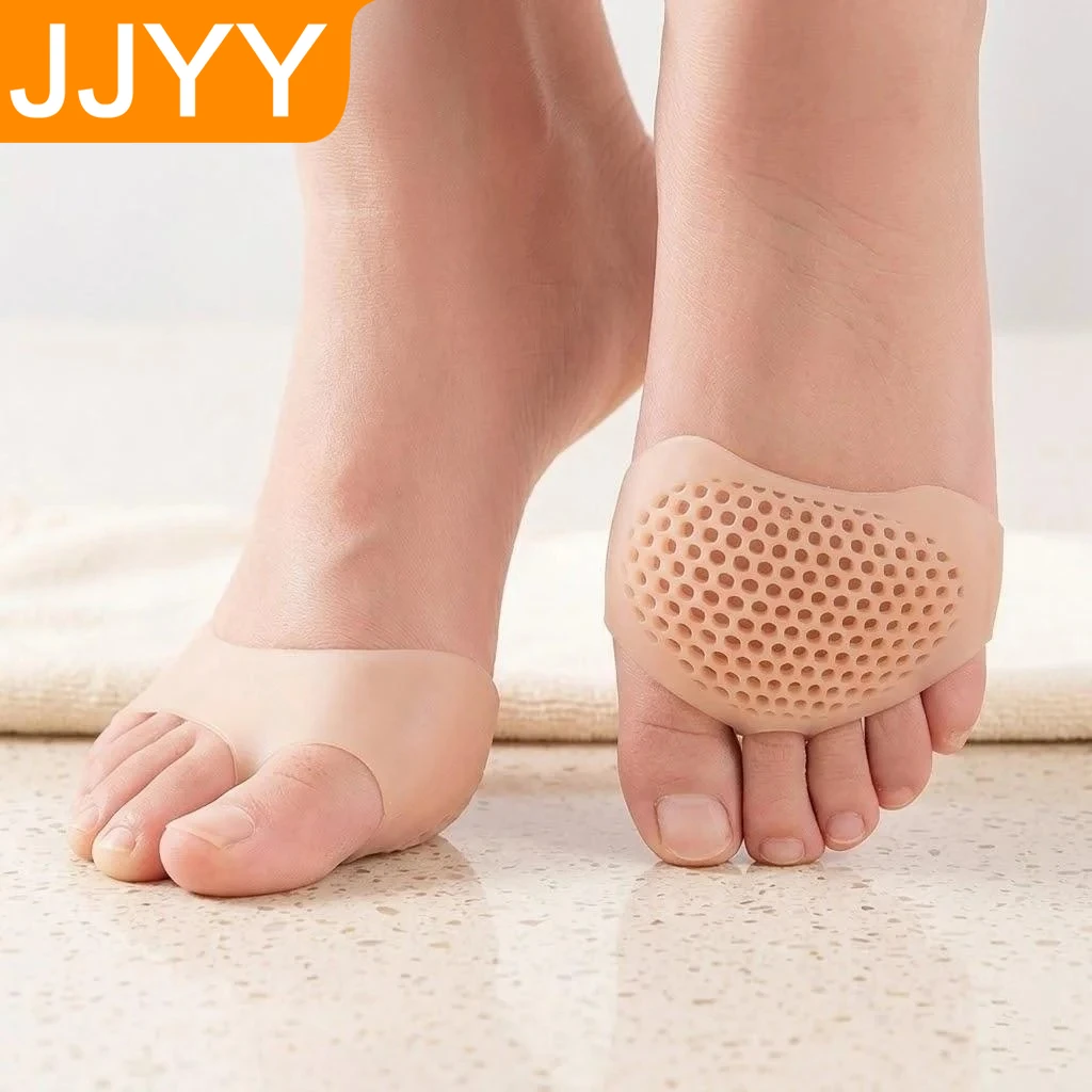 

Soft Gel Forefoot Pads Honeycomb Pain Relief Bunion Protector Shoe Insoles Cushion for Men Women Comfortable Foot Care Orthotics