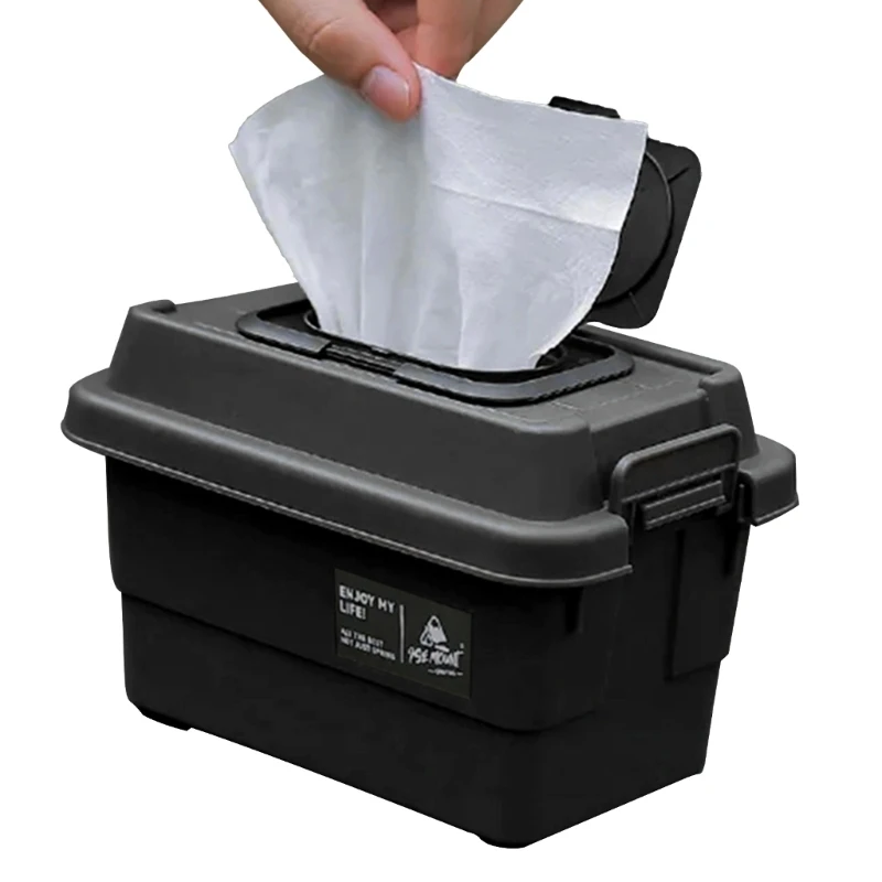 Outdoor Tissue Box Storage Bin Mini Outdoor Storage Box Napkin Paper Holder