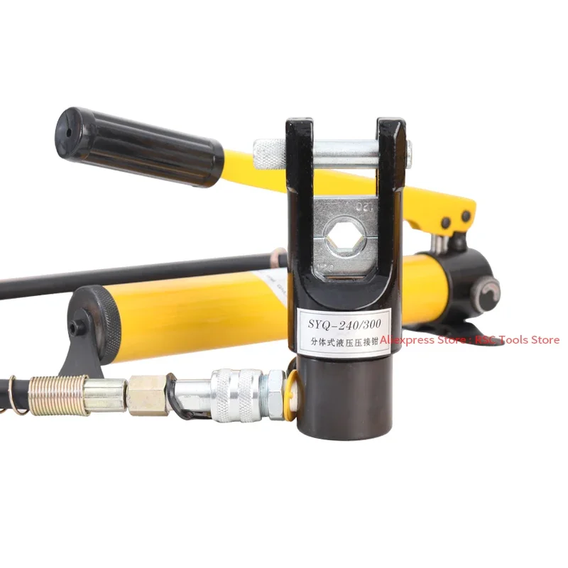 스플릿 유압 클램프 압착 SYQ-300 출력, 유압 케이블 압착 도구, 16T 범위, 10mm-300mm ²