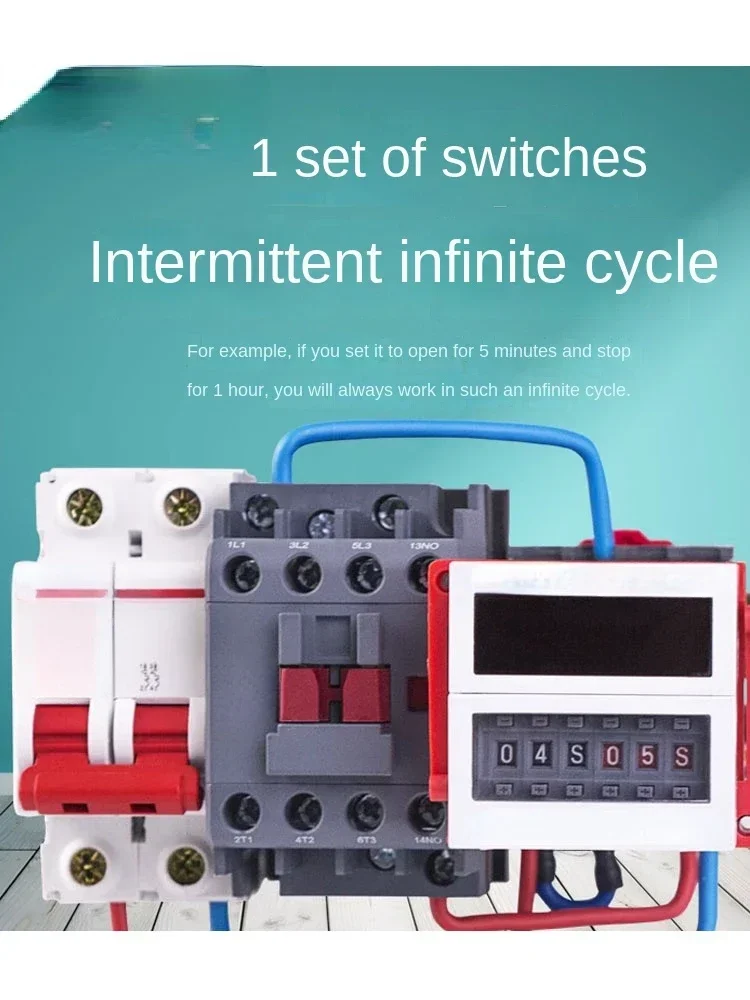 Infinite cycle timing switch timing 220V high power intermittent time controller