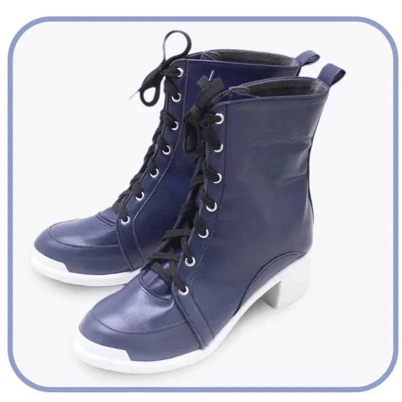 Синий архив Хакари Ацуко, обувь для косплея, ботинки, игра, аниме, Хэллоуин, Рождественская вечеринка, наряд, реквизит, индивидуальный заказ для женщин и мужчин