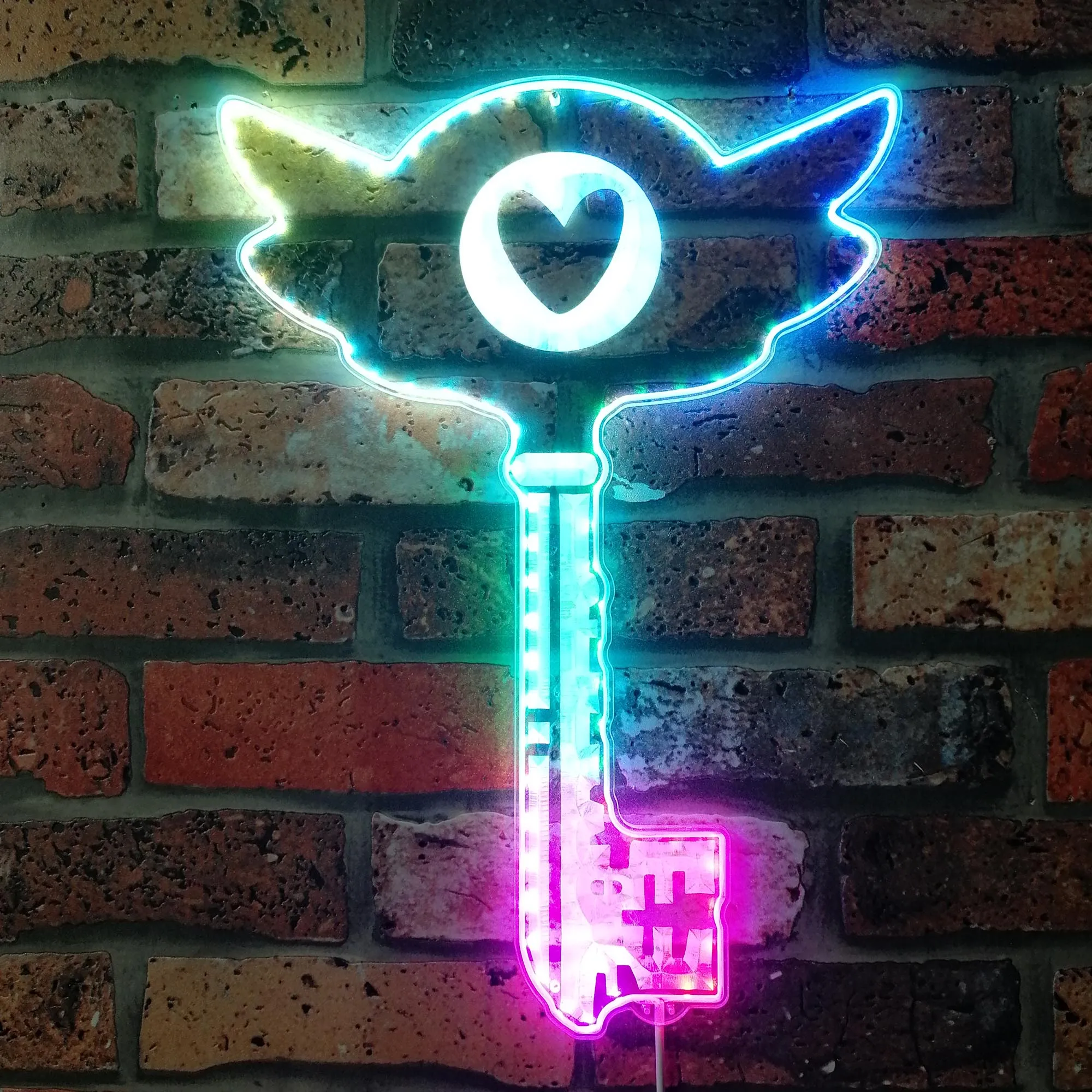 

Неоновая светодиодная вывеска Hazbin Hotel Key, светодиодная вывеска ночного света для геймера, неоновая вывеска для игровой комнаты