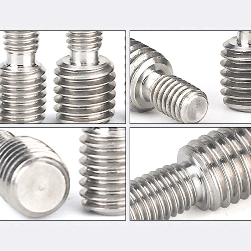 M3 M4 M5 M6 M8~M16Change Thread Diameter External Thread Double Head Conversion Screw Size Reducer Head Bolt 304 Stainless Steel