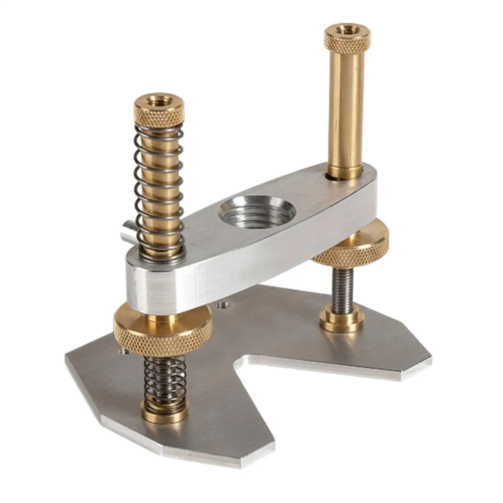 Stable Carving Craft Base for Guitar Inlay Work Adjustable Depth Aluminum Jig for Luthier Repair and Slotting Tools