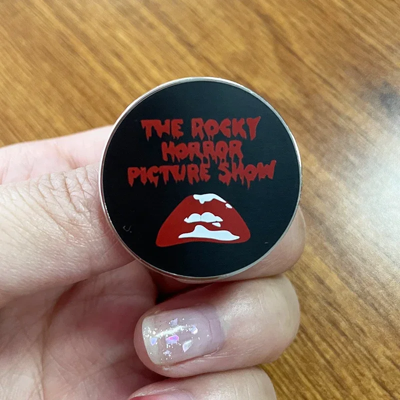 The Rocky Horror Picture Show Enamel Pin Cult-classic Movie RHPS Red Lips Logo Badge