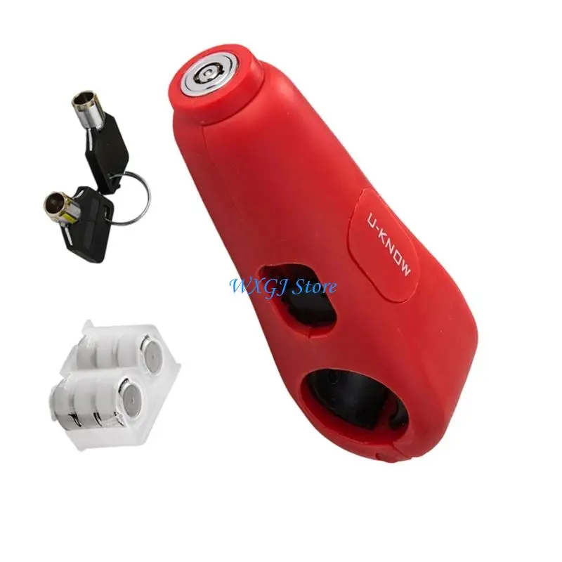 قفل الدراجات النارية 37JE، قفل قبضة مضاد للسرقة، أقفال أمان لمقود الخانق والفرامل، قفل الفرامل الأمامية والقابض