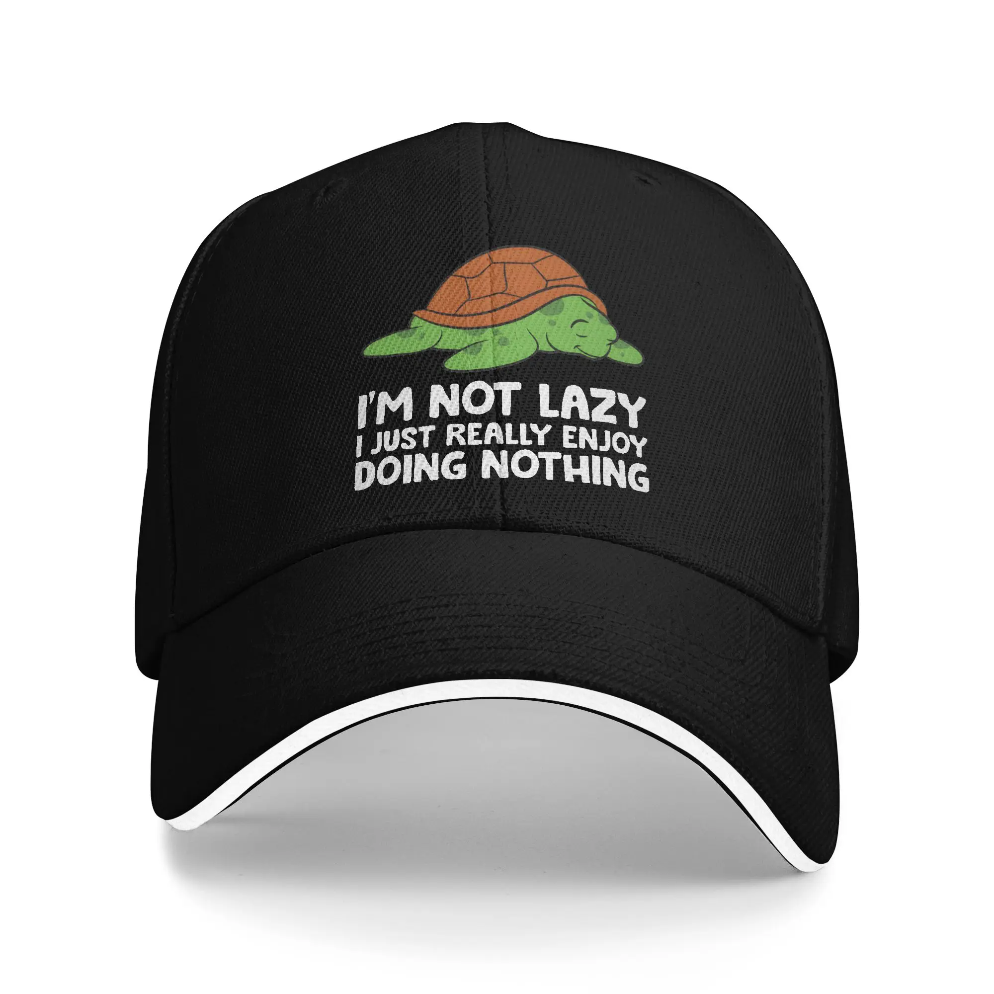 I'm Not Lazy I Just Really Enjoy Doing Nothing Cap For Men Women Cool Baseball Cap  Snapback Hat Daily Headewear Adjustable Fit