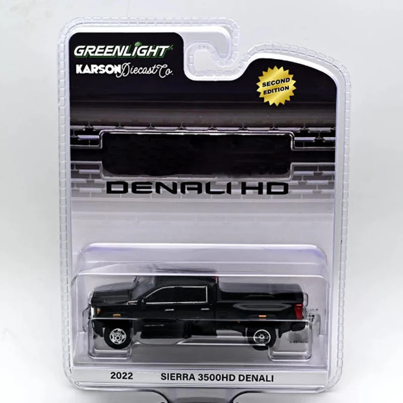 

Greenlight Diecast Original 1:64 Scale Sierra 3500HD Alloy Model Simulation Decoration Souvenirs Gifts Collection Static Display