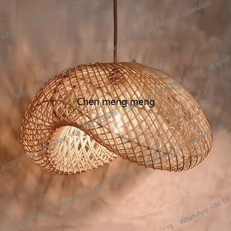 

Japanese wabi-sabi style chandelier, living room, dining room, bedroom, homestay, hotel, catering fabric