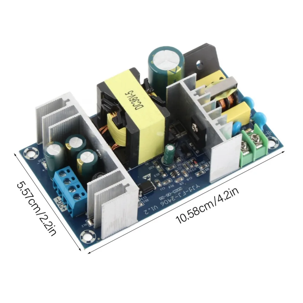 Module d'alimentation à découpage WXDC2416, haute puissance, petite taille, carte d'alimentation industrielle, Protection des circuits, conception isolée