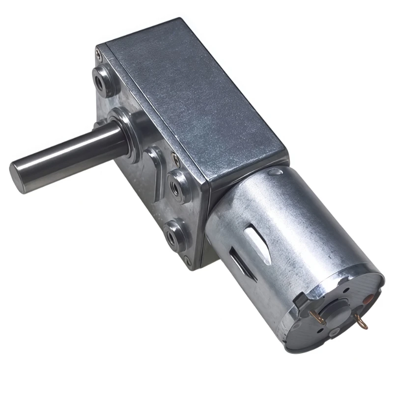 Turbine Deceleration Motor JGY-370 Self-locking Motor 12V 8mm D Shaft  24V Forward-reverse Speed Control Metal Electric Motor