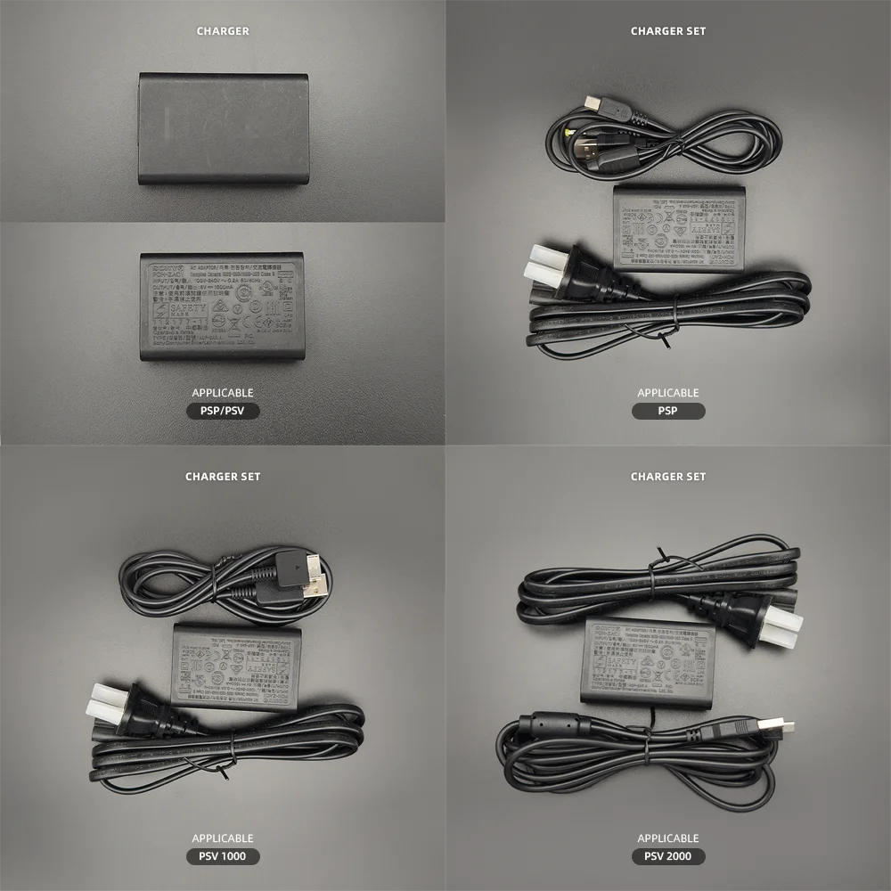

For Sony PSP 1000 PS Vita 1000 PS Vita 2000 Charger AC Adapter Power Supply Cord For Sony PlayStationPSP3000 PS Vita PSV 1000 P
