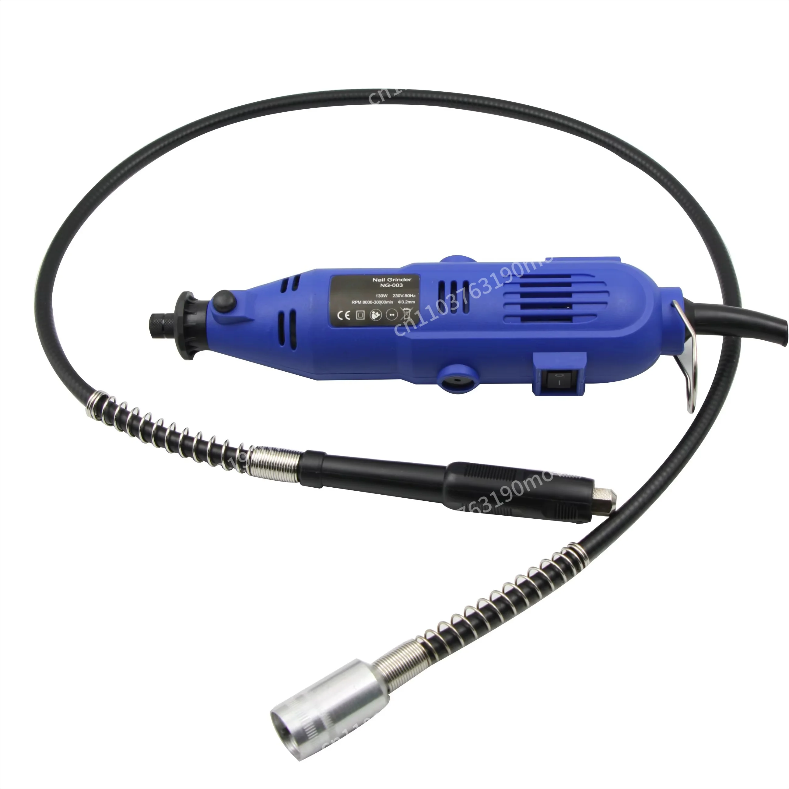 NG-003 Electric Dog and Cat Nail Grinder with Rotating Tool Attachment Blue Pet Nail Grinder