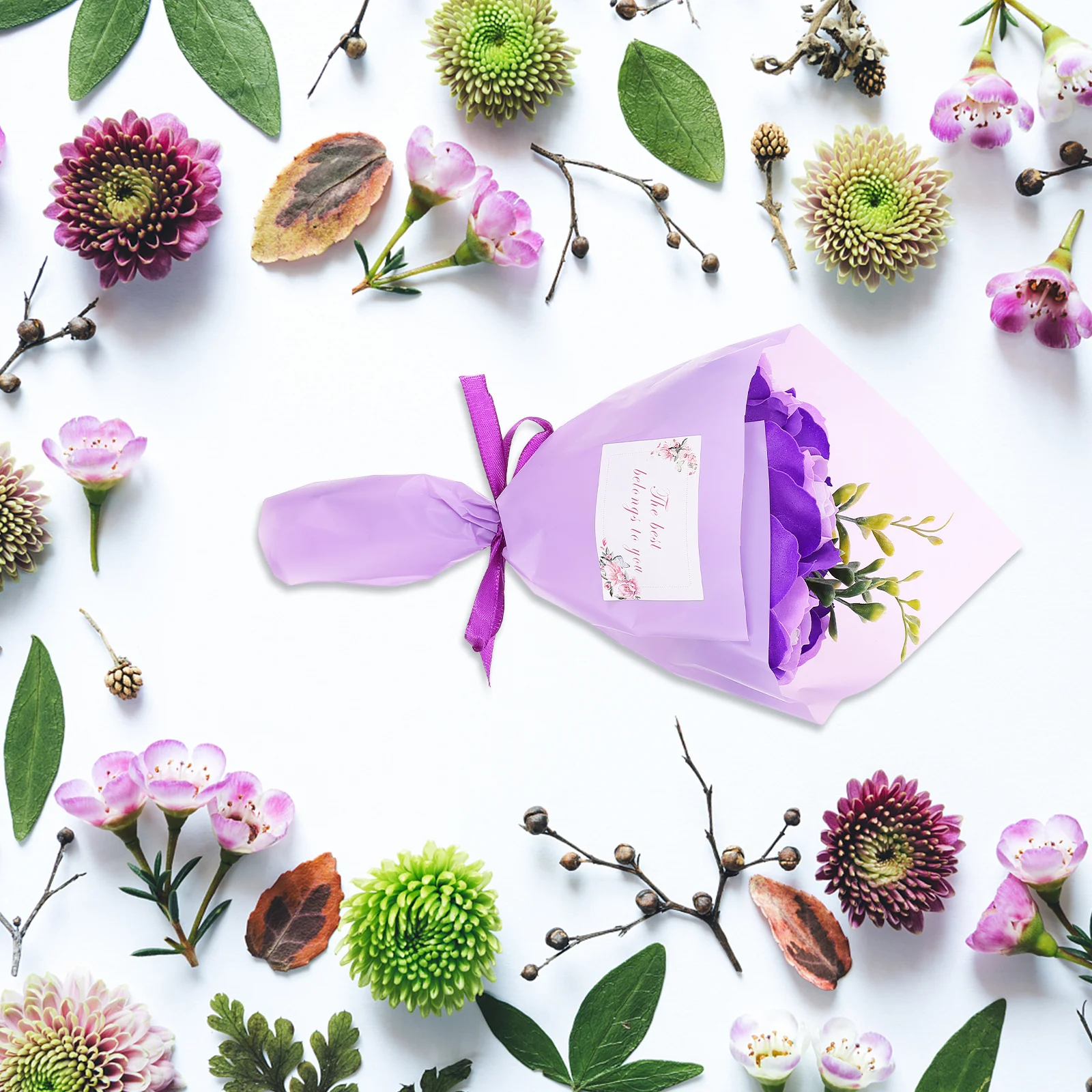 

1Pcs Soap Flower Realistic Soap Rose Bouquet Creative Gift for Birthday Wedding Home Decoration Valentine's Day's Gift