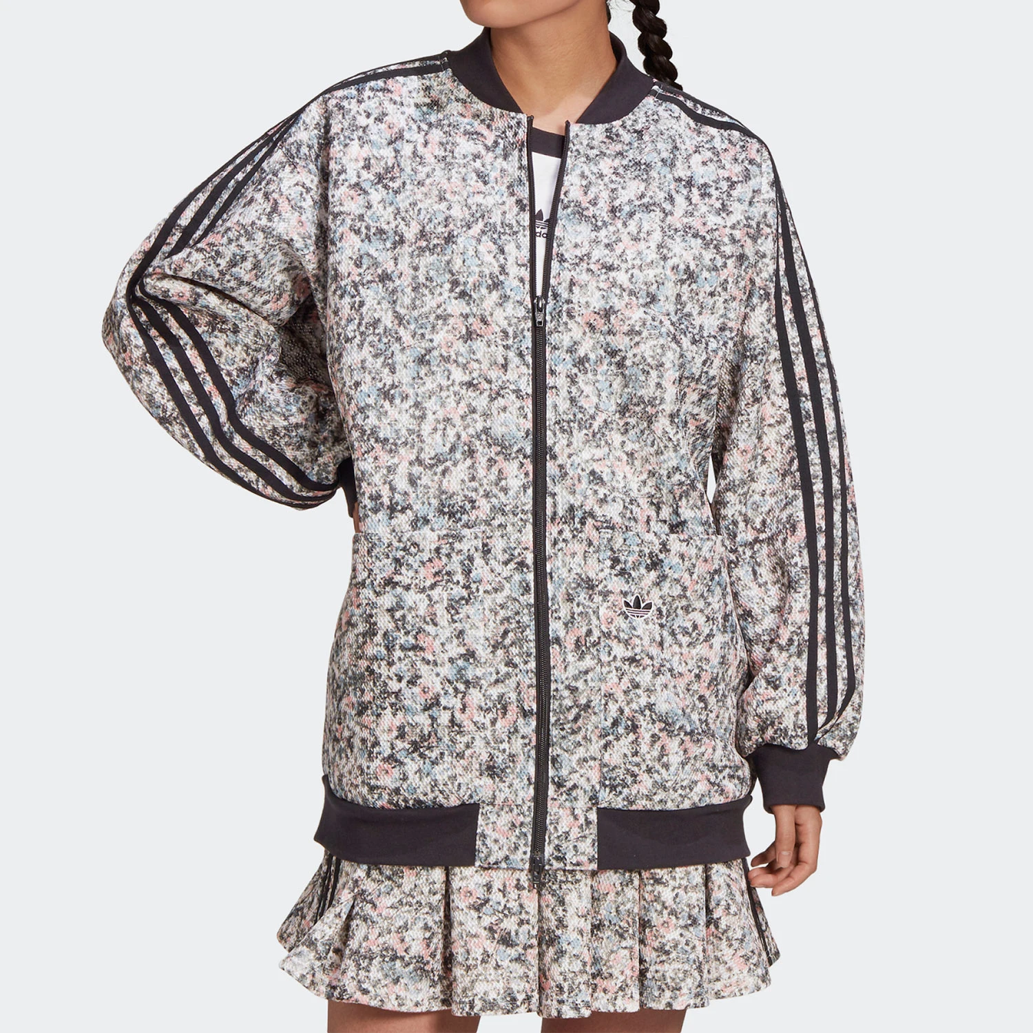 

Adidas genuine seasonal new women's casual and comfortable sports jacket GN3029