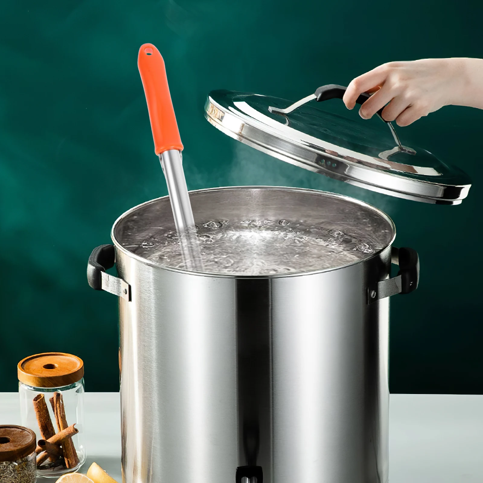 

Stainless Steel Skimmer Ladle Long Handle Oil Mesh Colander Lightweight Reusable Kitchen Utensil Frying Spoon Strainer Portable