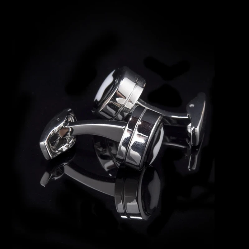 FLEXFIL 1 قطعة أزرار أكمام قميص فاخرة للرجال ماركة أزرار أكمام أزرار أكمام عالية الجودة مستديرة الزفاف abotoaduras مجوهرات Gemelos #6