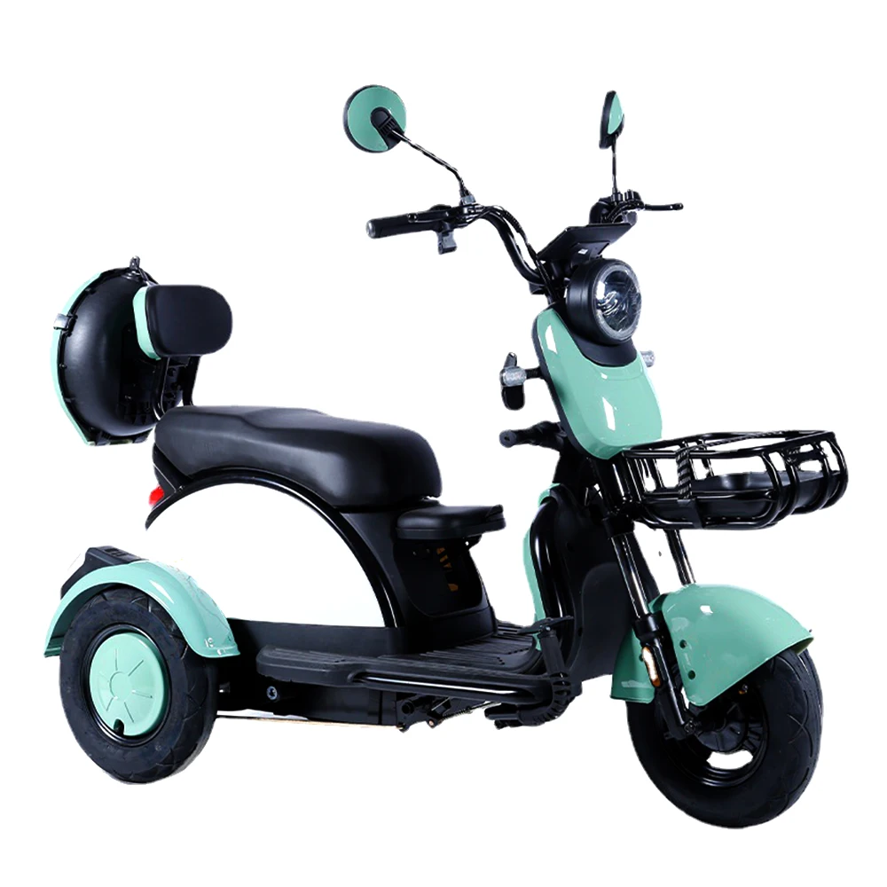

Electric Tricycle Hot Sale Cute Design 3 Wheel Electric Bike 12Inch 48V 600W LED Display Electric Tricycle