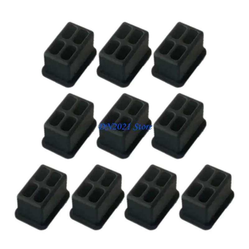 F3KE Pack of 10 Fiber Optical SFP Dust Plugs Dust Caps for Effective Protections and Quick Installation In Various Environment