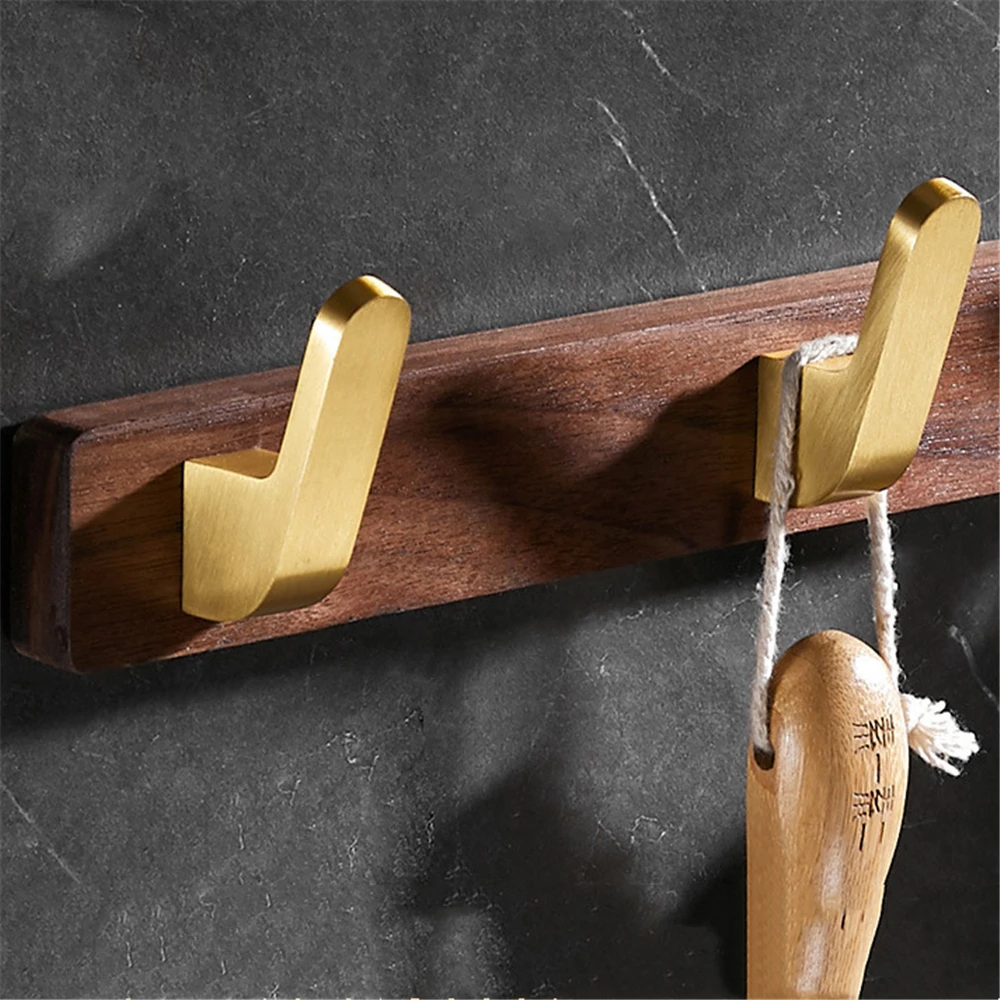 Wood Wall Hook Bathroom Towels Hook Coat Hook Clothes Hanger Hooks Kitchen Living Room Hallway Storage Hooks Decor Bedroom Hook